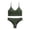 Army Green#bra and panty matching set, variant on VBTAPA High Waisted Bikini Set for Women Two Piece Cheeky High Cut Swimsuit Quick Dry Bathing Suit Beach Swimwear Orange XL