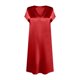 thumbnail image 3 of Camisetas de Cuello en V de Manga Larga de Mujer de Verano de Color Sólido Manga Corta Vestido de Sueño con Cuello en V, Vestido de Cuello en V de Manga Larga para las Mujeres Ropa de Noche Casual, 3 of 5