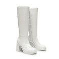 thumbnail image 3 of DREAM PAIRS Women's Knee-High Square Toe Gogo Boots with Chunky Block Heel, Platform, and Side Zipper, 3 of 5