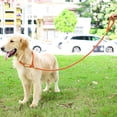 thumbnail image 2 of Pink 10mm Braided Dog Training Leash - 1.7m/5.6ft Adjustable P-Chain for Behavior Correction, No Collar Needed - Soft Comfortable Handle, Durable Polyester-Cotton Rope for Small/Medium/Large Dogs, 2 of 6