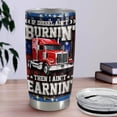 thumbnail image 2 of Trucker Tumbler 20oz Stainless Steel Insulated Travel Mug Cup for Men Dad Husband Truck Driver Gifts for Birthday Christmas Fathers Day, 2 of 5