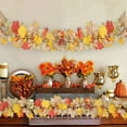 thumbnail image 6 of Wedding Fireplace Mantel Wall Hanging Maple-Leaf Garlands Artificial Fall Vine Garland for Halloween Thanksgiving Christmas Decor, 6 of 6