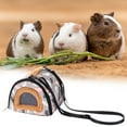thumbnail image 4 of Large Space Pet Nest - Detachable Strap, Top Handle, Bite Resistant, Printed, Keep Warm, Breathable - Cherry Print Hamster Bag for Winter, 4 of 8