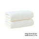 thumbnail image 2 of Juego de 2 toallas de baño de terciopelo hilado, muy absorbentes, de secado rápido, suaves y afelpadas, para spa, gimnasio y baño en casa. Aestivo | Blanco | AESTIVO, 2 of 6