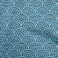 thumbnail image 1 of oneOone Polyester Spandex Light Blue Fabric Asian Japanese Motif Dress Material Fabric Print Fabric By The Yard 56 Inch Wide, 1 of 4