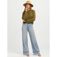 thumbnail image 5 of Jessica Simpson Women's Mikaela Pointelle Hoodie Sweater with Long Sleeves, Lightweight, Sizes XS-XL, 5 of 10