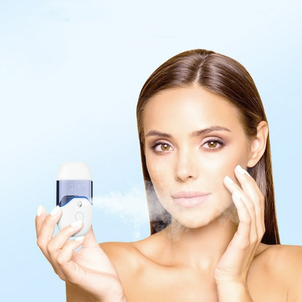 Electrodomésticos, Electrodomésticos de cocina, Hogar y cocina, Vaporizadores faciales. Minihumidificador facial portátil de 50 ml, recargable por USB, práctico para hidratar el rostro y maquillaje di