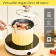 thumbnail image 4 of kitchen Deep Fryer,kitchen deep fryer pot, Large Capacity Oil Fryer and Filter Cup Combo, 304 Stainless Steel 2 in 1 Oil Strainer Filter Pot 1160z/3L, Portable Outdoor Cooking Pot, 4 of 7