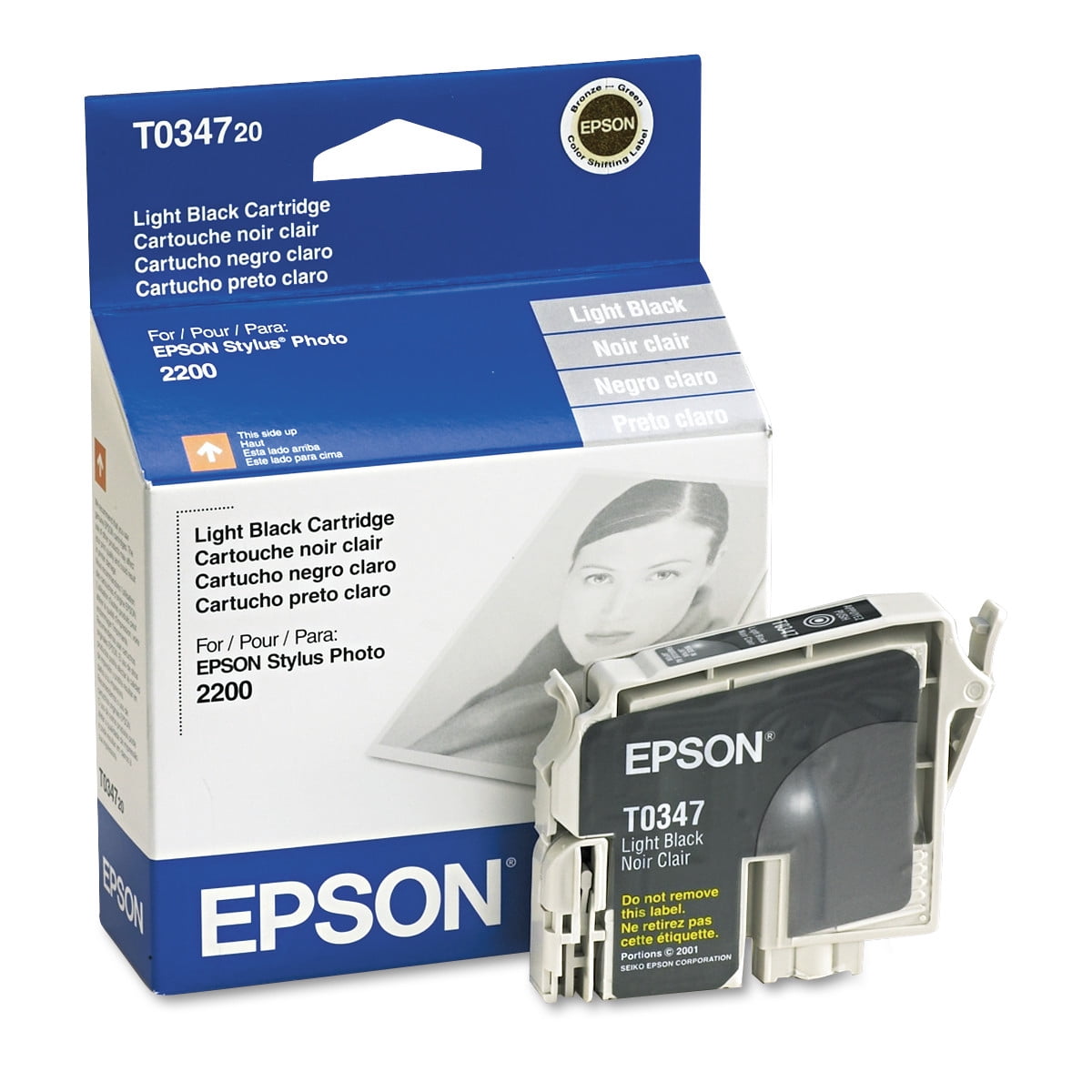 Epson T034720 (34) Ink, 628 Page-Yield, Light Black -EPST034720 - Walmart .com
