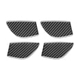 thumbnail image 2 of Real Bright Soft Car Interior Carbon Fiber Sticker Decoration4Pcs Carbon Fiber Interior Door Handle Bowl Cover For Nissan Rogue/X-TrailAuto Car Protection Interior Accessories, 2 of 8