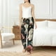 thumbnail image 4 of Balery Vintage Sunflower Cow Pantalones de pijama para mujer, pijamas ultraligeros, pantalones de estar por casa-Large, 4 of 6