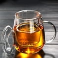 thumbnail image 3 of 2X Taza de Té de 550ML con Filtro de Tapa, Tazas de Café Juego de Té Tazas Bebida de Cerveza Taza de Oficina Vaso de Bebida Transparente Taza de Vidrio Estilo Chino, 3 of 5