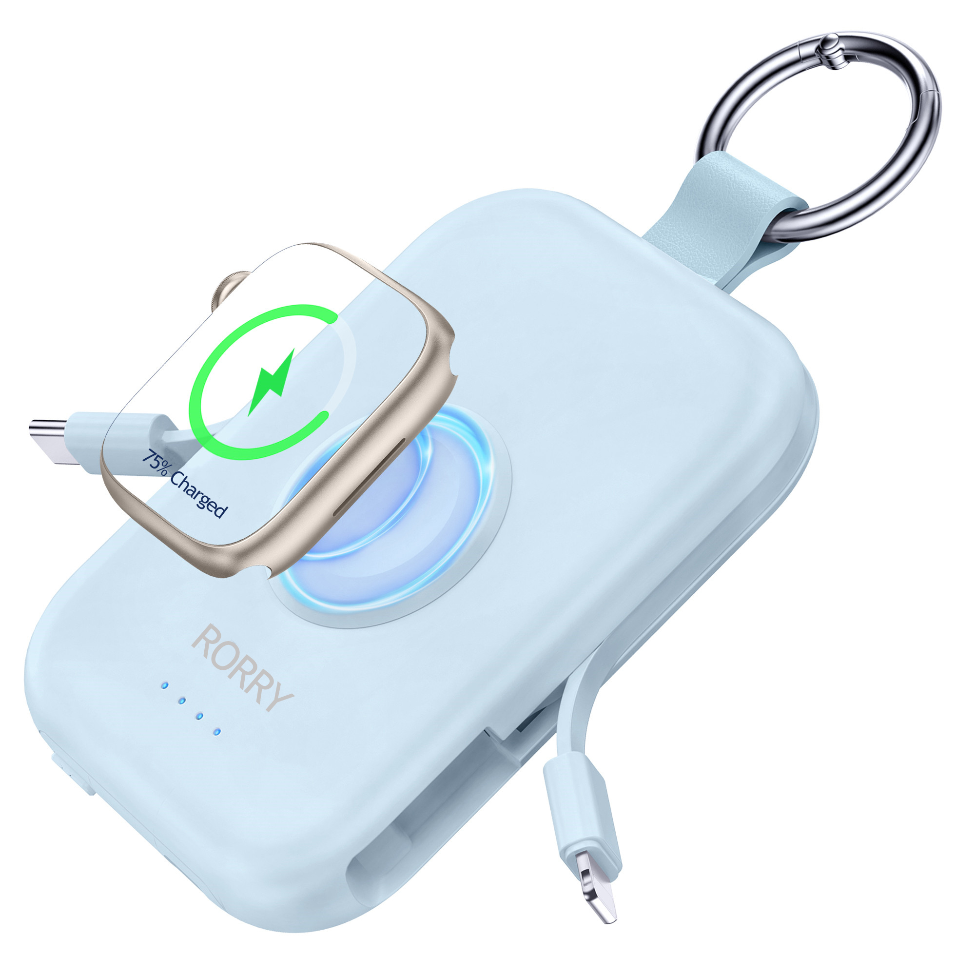 Dr.Prepare Power Bank 16000 MAh Per Gilet Riscaldato - 3 Uscite (Type-C, USB, DC) Ricarica Rapida 5V/7,4V