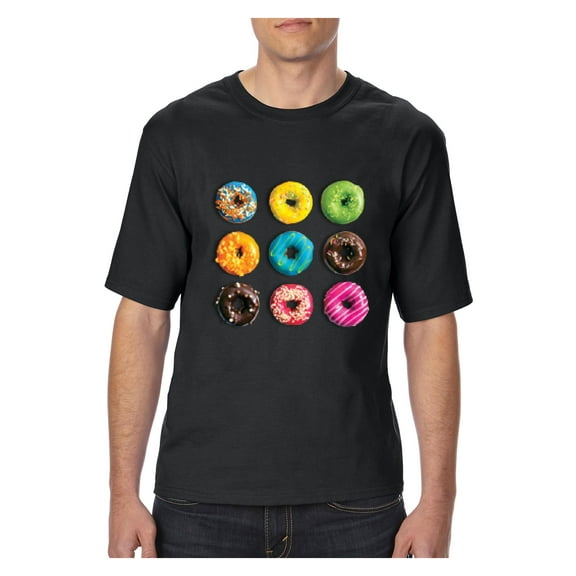 Big Men's T-Shirt - Love Food Donuts Doughnuts