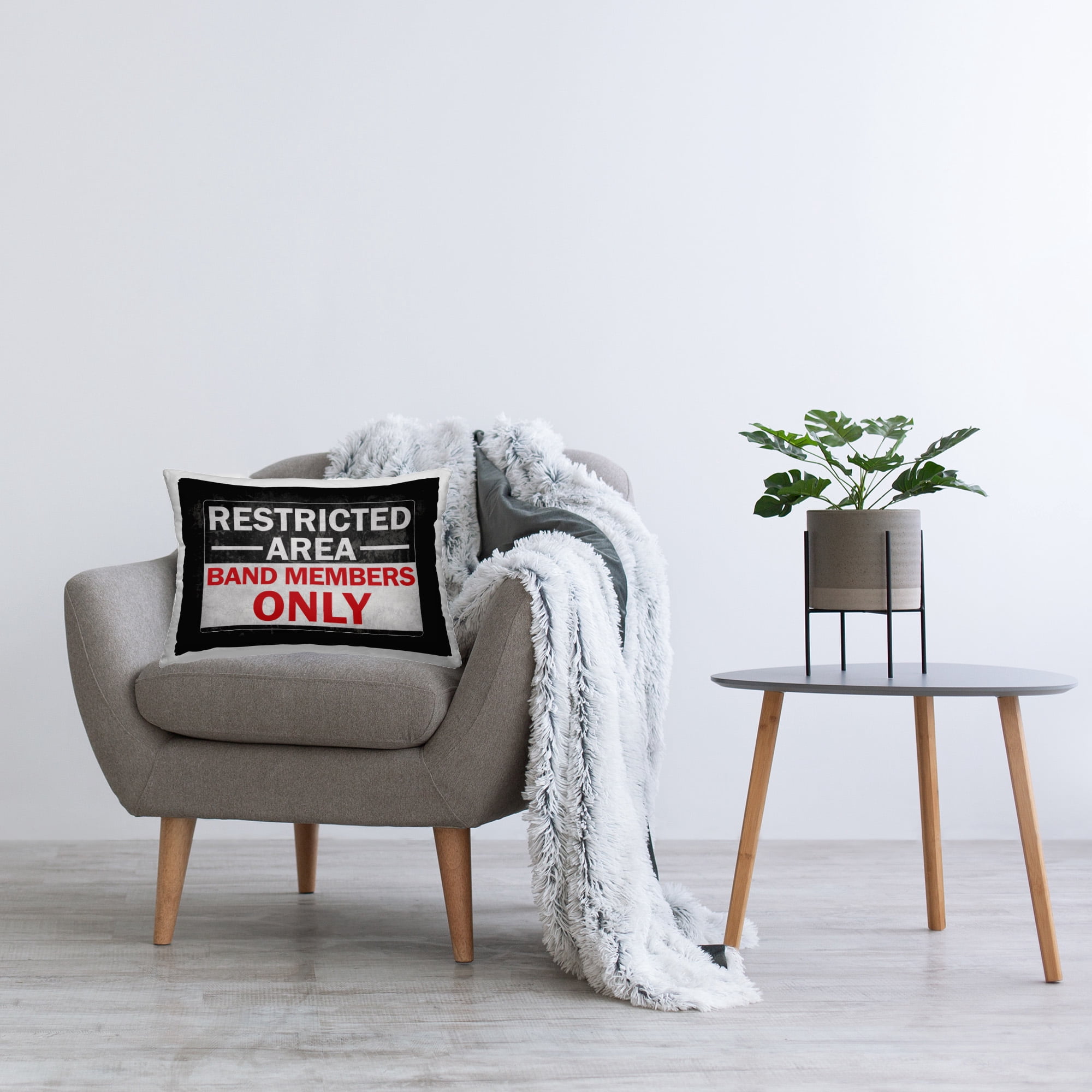 Stupell Industries Vintage Band Members Decorative Printed Throw Pillow Design by Masey St. Studio