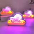 thumbnail image 3 of LINLIN 3D Papercut Light Boxes, Paper Carving Night Light Cloud Shadow Box LED Night Lamp for Kids Bedroom Battery USB Operated, 3 of 8