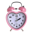 thumbnail image 1 of 2025 Latest Model Heart Shape Bell Alarm Clock No Ticking Silent Night Light For, 1 of 5