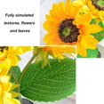 thumbnail image 4 of Sunflower Flower Tree Table Lamp Artificial Floral Arrangements Unique Mood Light For Indoor Home Decor, 4 of 11