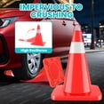 thumbnail image 6 of 12 Cones 12.8 * 12.8 * 26.57inch Safety Cones Elements Cones Traffic Cones, Multi-Functional Warnings Waterproof And Sunproof Unafraid Of The Rain, for Music Festival Crowd Routing, 6 of 9