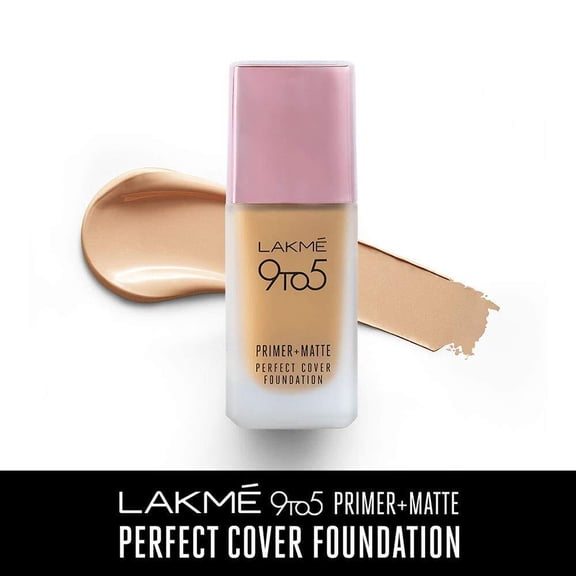 Lakme 9 To 5 Primer Matte Perfect Cover Foundation 25ml - W120 Warm Crème