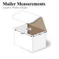 thumbnail image 4 of Partners Brand PM542 5"L x 4"W x 2"H, Blanc (Lot de 50), 4 of 4