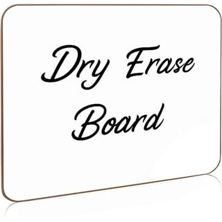 12 x 16 Handheld Dry Erase White Board for Wall Mini Double Sided Easel  Hold for Kids Drawing(2 Pack)