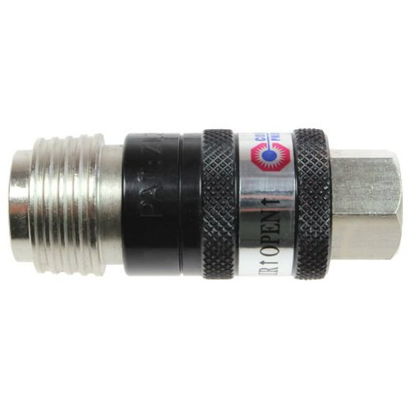 Coilhose Pneumatics 151USE 5-in-1 Automatic Safety Exhaust Coupler, 1/4" Body Size, 3/8" Female NPT