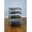 Silver poles with Black shelves, variant on Audio/Video Rack for Hi Fi with 4 shelves
