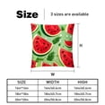 thumbnail image 5 of Watermelon Velvet Throw Pillow Covers Set of 2 | Unique Patterns in 16x16, 18x18, 20x20 Inches |for Home Decor and Gifts | Includes Pillow Inserts | Throw Pillow Inserts Included, 5 of 6