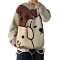 thumbnail image 1 of Jersey De Cuello Redondo Con Estampado De Dibujos Animados, 1 of 4
