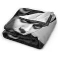 thumbnail image 4 of Bill Skarsgard Blanket Anti-pilling Throw Blanket Plush Blanket Lightweight & Ultra-soft, Warm & Comfy Flannel Fleece Blanket for Couch, Bed, Sofa, 40x50, 4 of 6