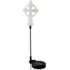Moonrays 91243 White Memorial Cross Solar Stake Light Fixture
