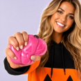 thumbnail image 5 of Halloween Pumpkin Squeeze Toys, Slow Rise Glitter Dumpling Squishies, Cute Pumpkins Stress Ball Gifts for Adults Anxiety Relief Office, Purple, 5 of 8