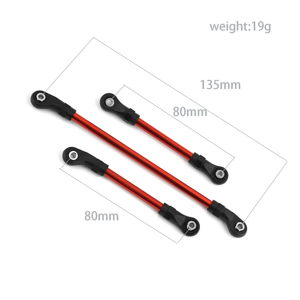 Ruibeauty Steering Servos Link Rod Panhard Bar For 1/10 Rc Crawler