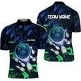 thumbnail image 3 of Personalized Bowling Jersey 3D, Bowling Shirts for Team, Bowling Shirt Unisex for Men Women, Bowling Shirts for Men 3 (Blue, S), 3 of 10