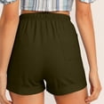 thumbnail image 4 of Diufon Womens Dressy Shorts Plus Size Summer Casual Elastic Waist Drawstring Comfy Pull On Shorts with Pockets, 4 of 9
