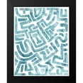 thumbnail image 2 of Vess, June Erica 15x18 Black Modern Framed Museum Art Print Titled - Labyrinth II, 2 of 5