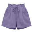 thumbnail image 3 of Dvprdro Womens Mid Waist Skort with Liner Solid Color Tennis Golf Workout Skirt Pants Casual, 3 of 7