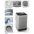 thumbnail image 6 of Krib Bling Full Automatic Washing Machine with LED Display, 17.7 lbs Portable Washer with Drain Pump, 10 Washing Programs & 8 Water Levels, Ideal for Camping, Apartment, Dorm, Grey, 6 of 8