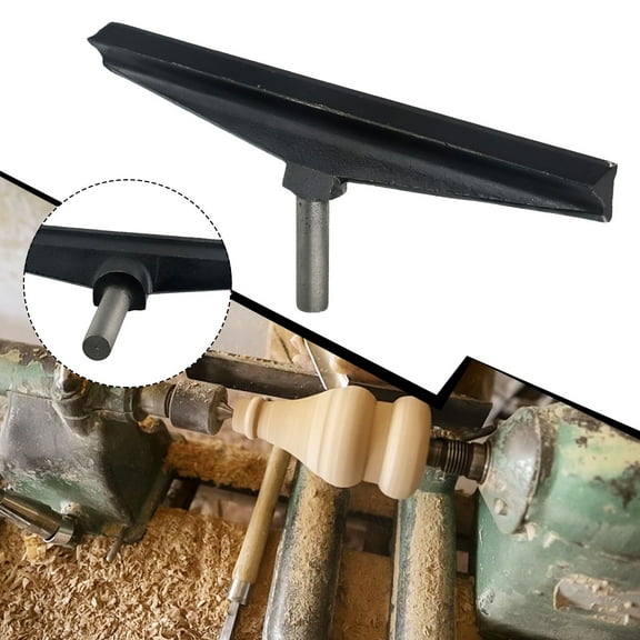 Heavy Duty Woodworking Lathe Tool Rest Holder 12 Inch Cast Iron (300Mm) 16Mm Smile Home