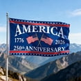 thumbnail image 6 of USA Map Design 250th Anniversary Flag America 1776-2026 Double Sided 3x5 Ft, 6 of 9