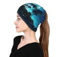 thumbnail image 6 of KLL Hawaiian Beach Pirate Moon Pirnt Wicking Running Beanie Head Wrap Cycling Bandana for Men Women, 6 of 8