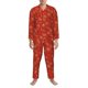 thumbnail image 3 of Balery Tomatoes Pijama para Hombre de Dos Piezas con Manga Larga, Conjunto de Dormir y Descanso Suave con Bolsillos-Small, 3 of 7