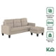 thumbnail image 3 of Sillón Sala Esquinera Izquierda Reversible Madera Tapizado Poliéster Sofá Minimalista KingsHouse beige Estandar, 3 of 8