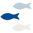 thumbnail image 2 of 108PCS Wood Slice Assorted Color Fish Shape DIY Wood Embellishment Wood Cutout, 2 of 6