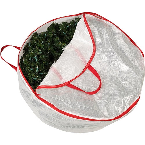 Household Essentials Mighty Stor Translucent 30" Circular Wreath Bag