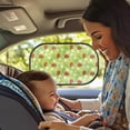 thumbnail image 2 of Yuyamidu Ladybug Car Shade for Side Windows Flower Car Window Shade Sun Glare UV Protection 2 Pack Green Rear Window Sunshade for Car Travel Accessories, 2 of 7