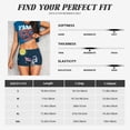 thumbnail image 5 of Sikiie Astronaut With USA Flag Print Workout Shorts Women Scrunch Butt Gym Shorts Seamless High Waist Tummy Control Yoga Biker Athletic Shorts, 5 of 5