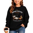 thumbnail image 2 of Gaexia Girls Halloween Hoodie Cat Print Pullover Sweatshirt for Kids Youth Casual Fall Winter Long Sleeve Top 1-10 Years, 2 of 5