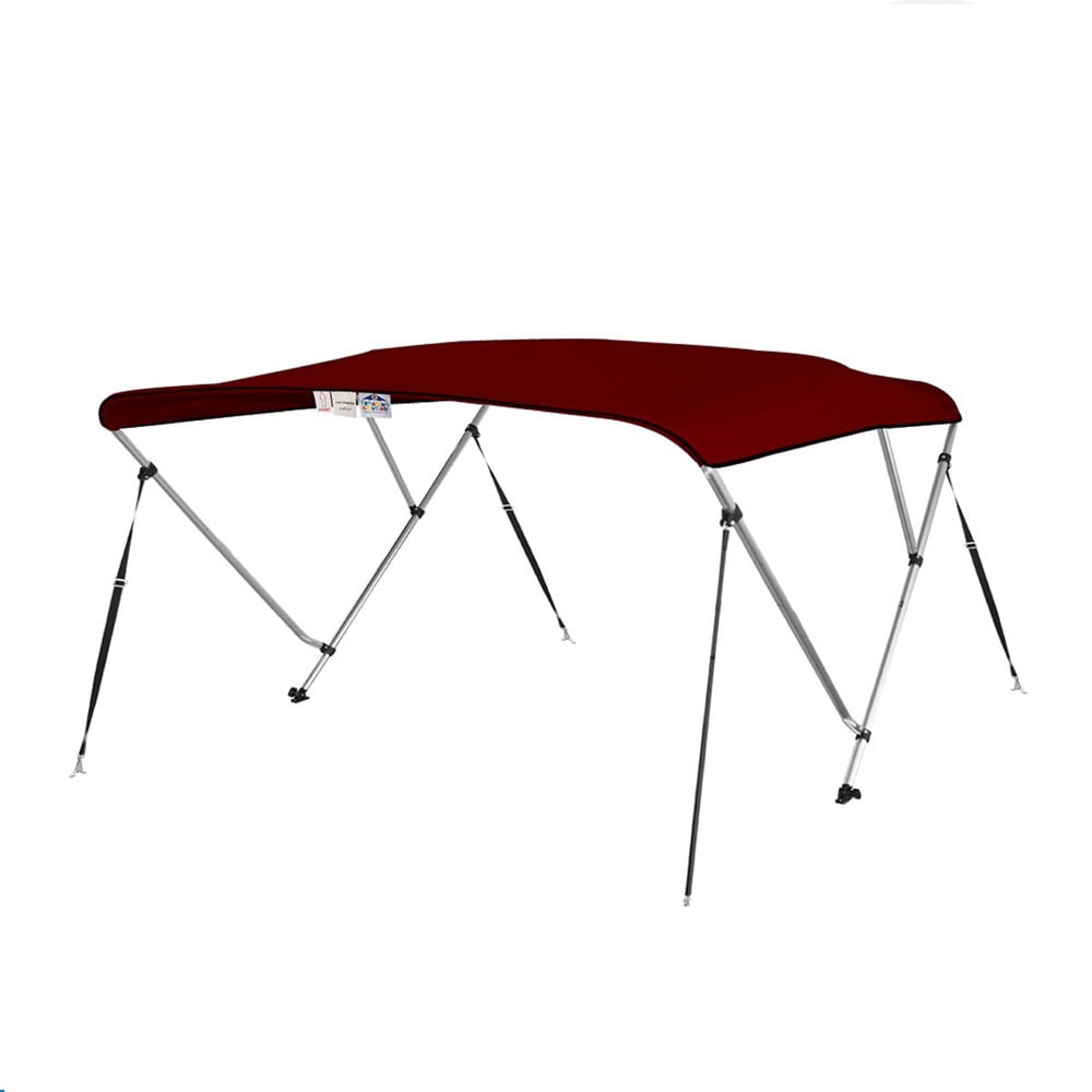 BOAT BIMINI TOP COVER 3 BOW 72"L 36"H 61"-66"W Grey W/ BOOT Rear Support Poles BOAT BIMINI TOP COVER 3 BOW 72"L 36"H 61"-66"W Grey W/ BOOT Rear Support Poles
